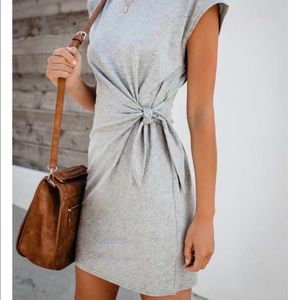 Olivaceous cotton side tie dress NWT